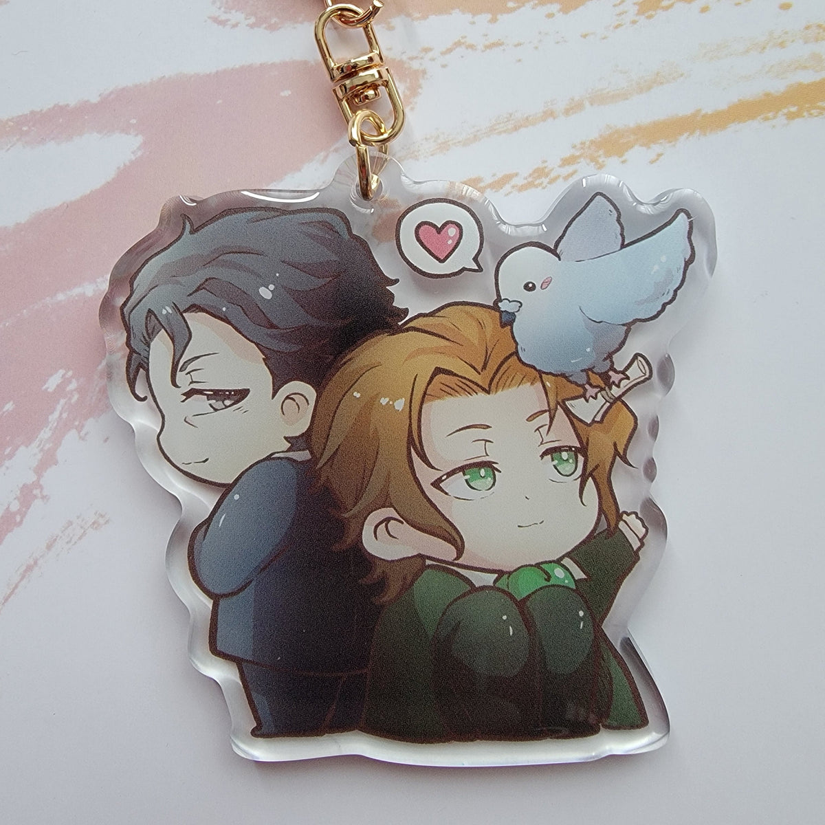 Albert x Mycroft Keychain