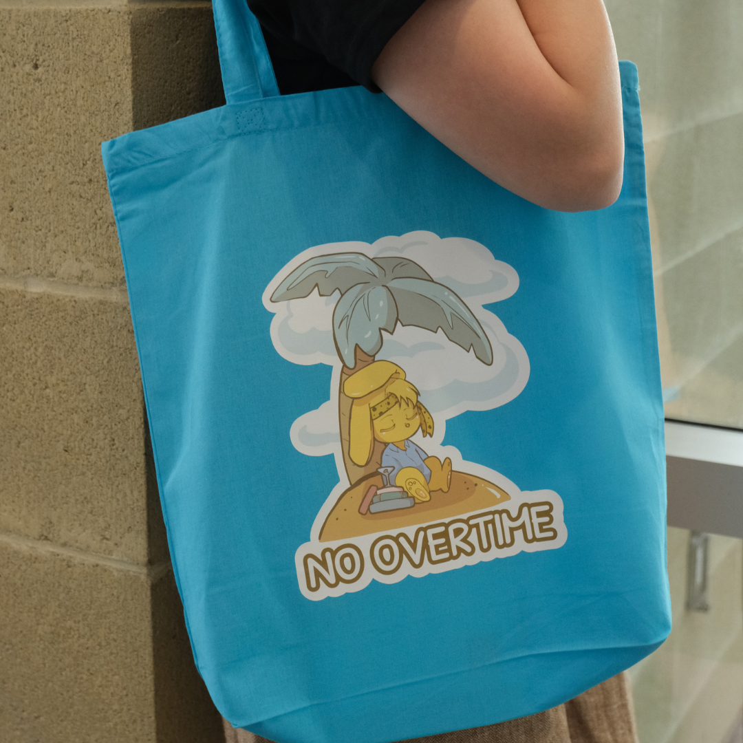 No Overtime Tote Bag