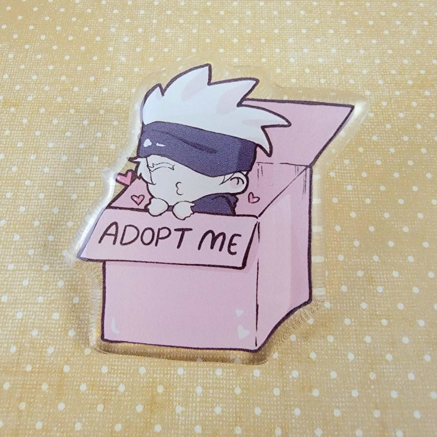 Adopt Me Gojo Acrylic Pin