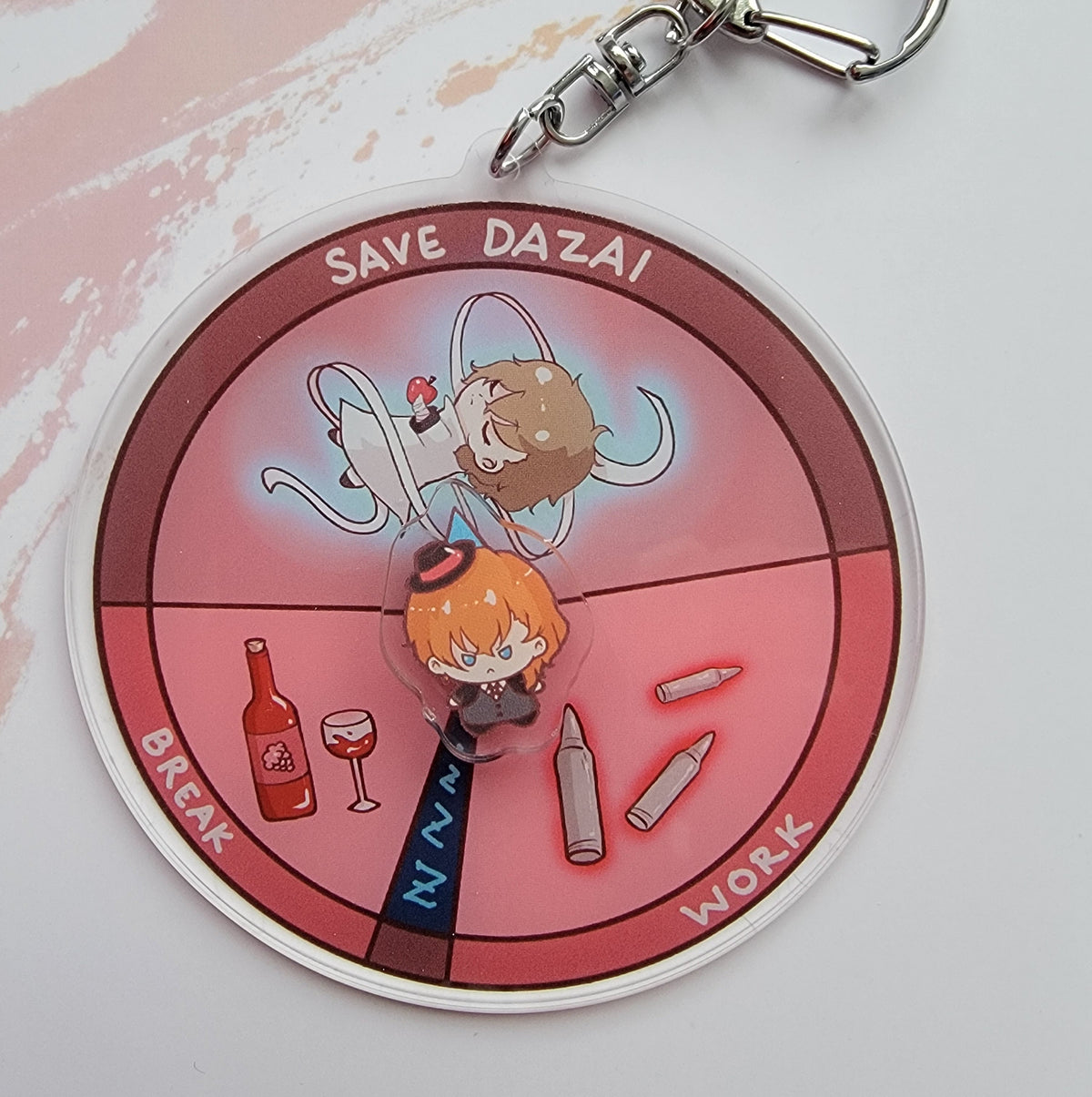 Chuuya Spinner Charm
