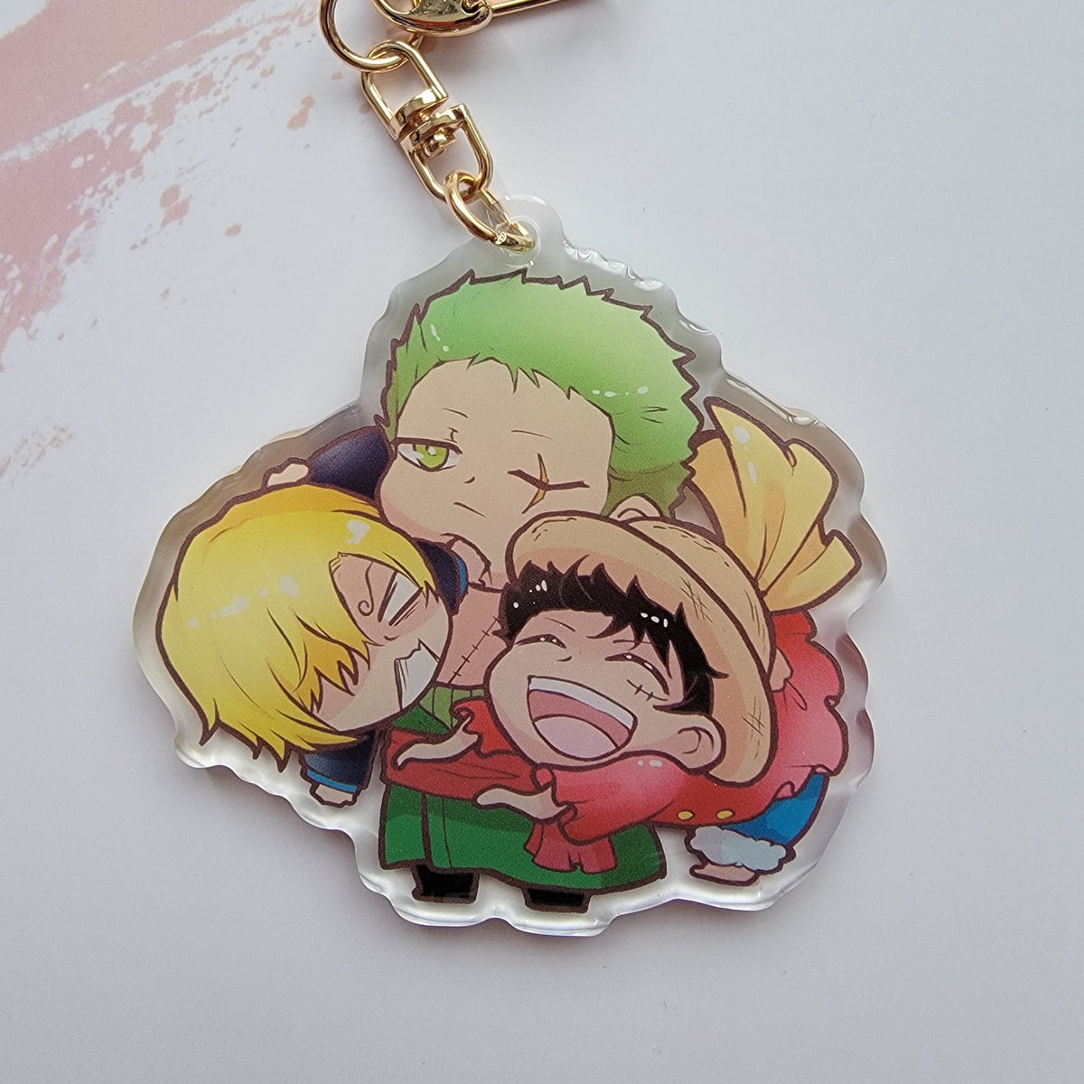 Monster Trio Keychain