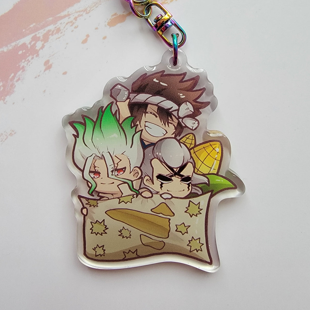 Science Trio Keychain