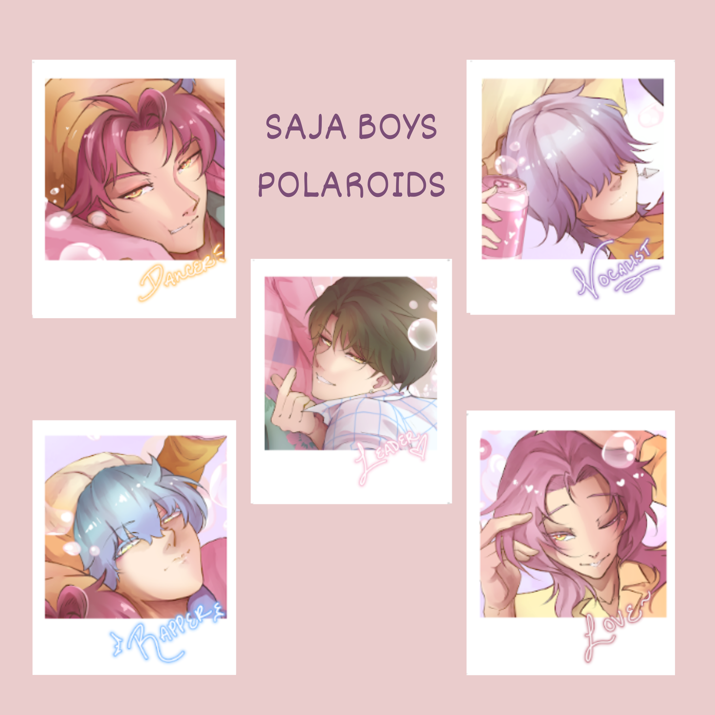 SAJA Boys Polaroid Print Set