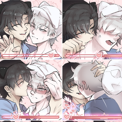 Photo Booth-Style ShiGuang Sticker Sheet