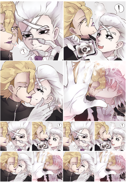Photo Booth-Style StanXeno Sticker Sheet