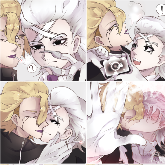 Photo Booth-Style StanXeno Sticker Sheet