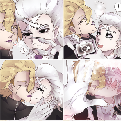 Photo Booth-Style StanXeno Sticker Sheet