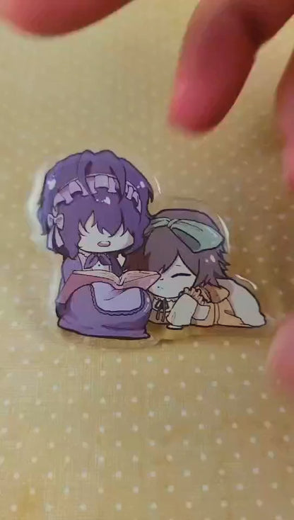 Maid RanPoe Acrylic Pin