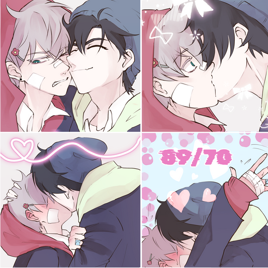 Photo Booth-Style IvanTill Sticker Sheet
