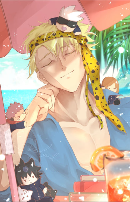 Nanami on the Beach Print