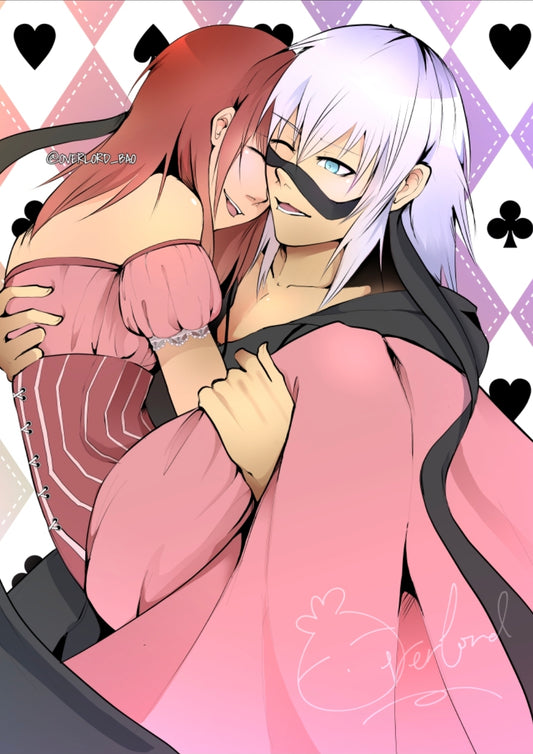 KH2 Riku & Kairi Print