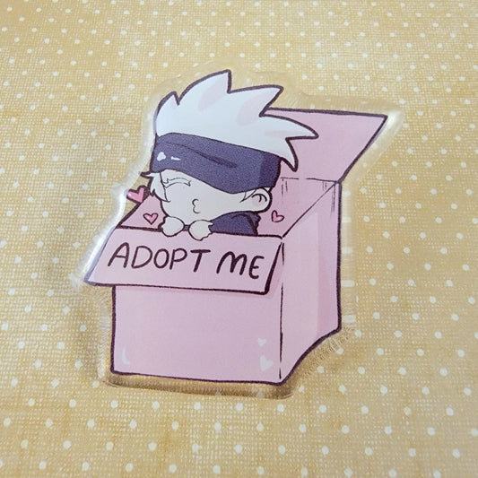 Adopt Me Gojo Acrylic Pin